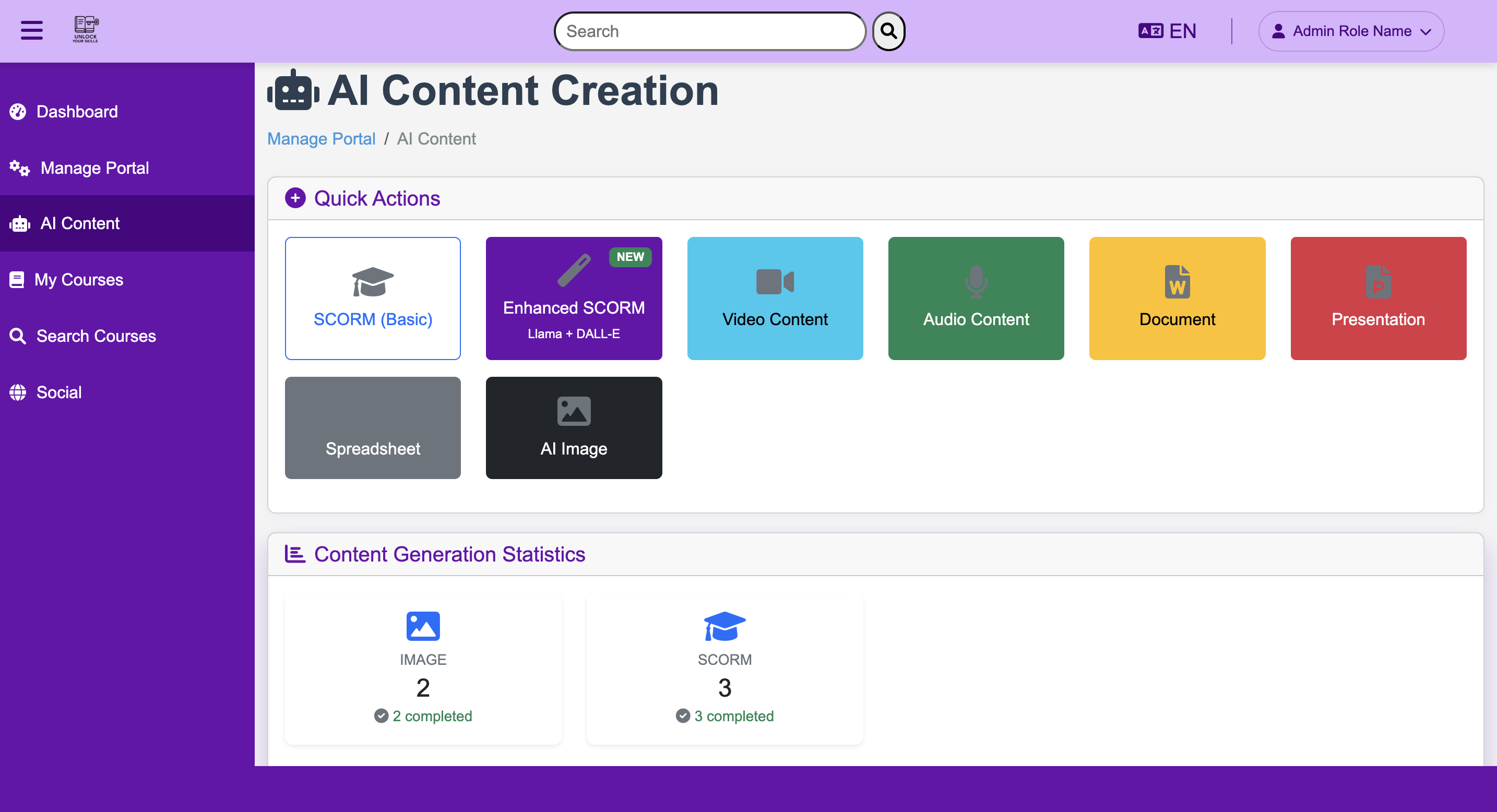 AI Content Generation - Automated eLearning Content Creation